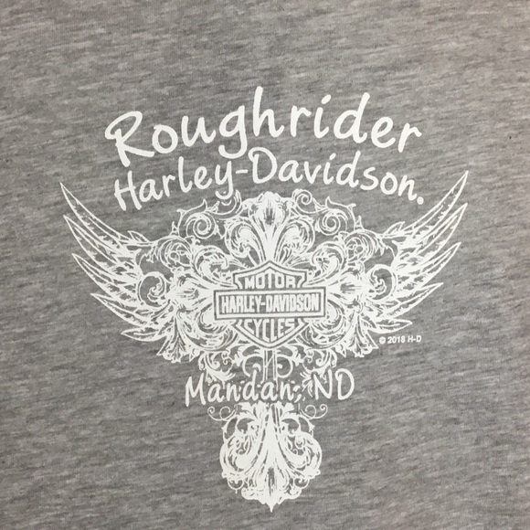 NWT HARLEY DAVIDSON Graphic T-Shirt Gray Medium - Picture 5 of 8